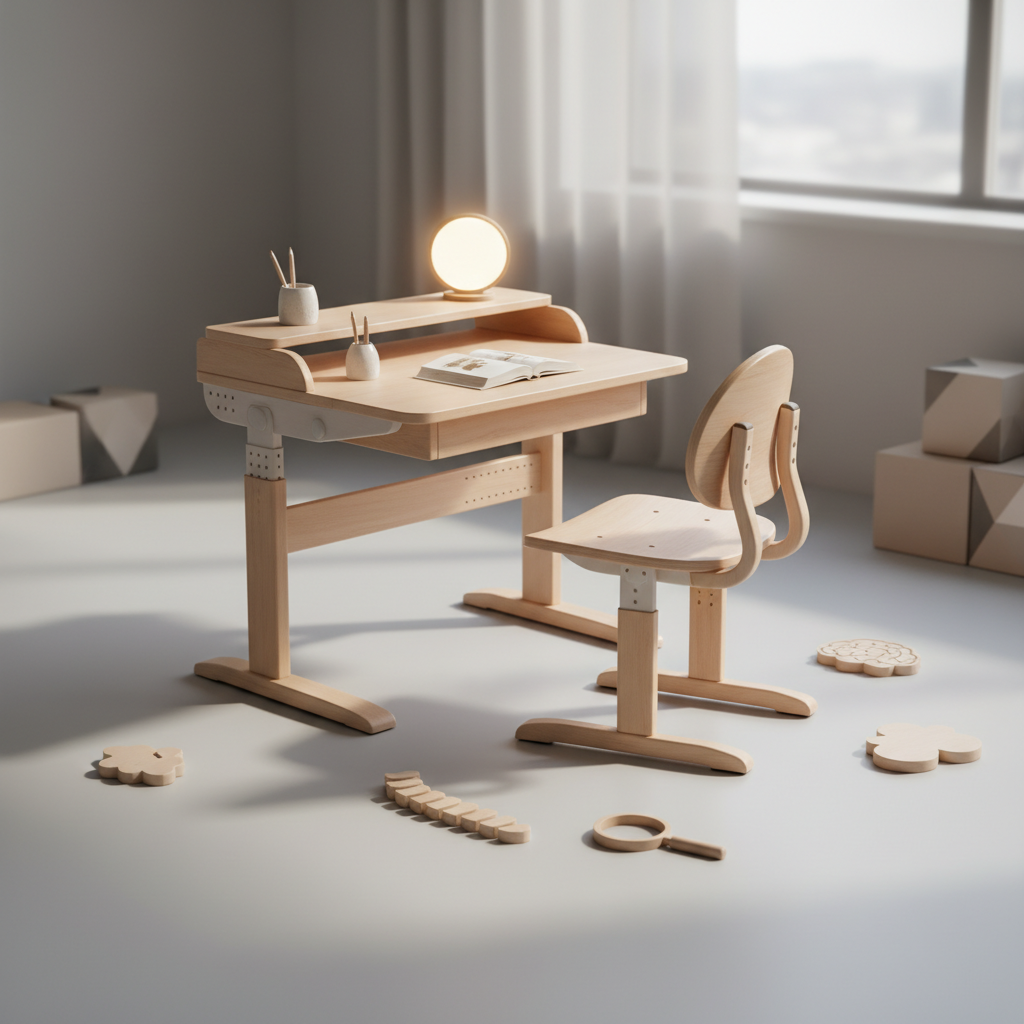 Laste laud ja tool: kuidas valida ergonoomiline mööbel?