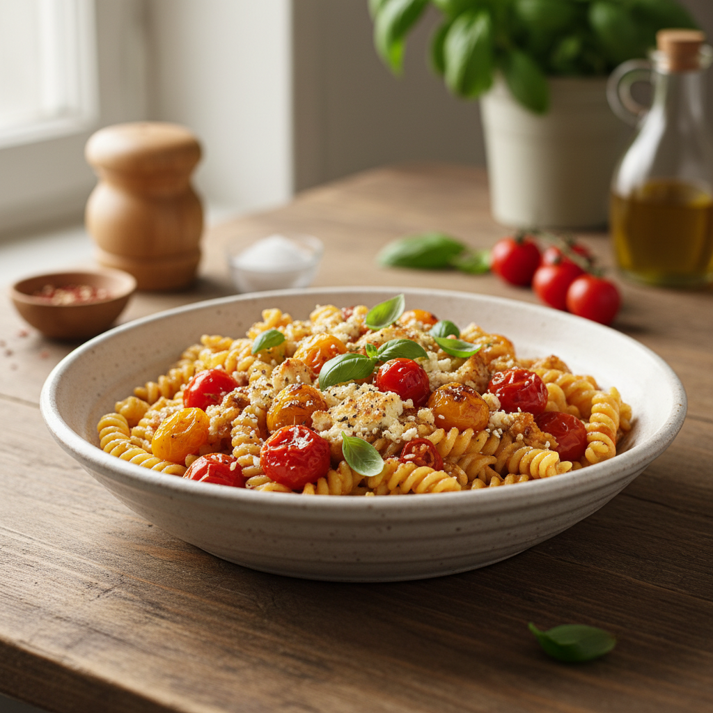 Kiire ahjupasta fetajuustuga: valmib vaid 20 minutiga